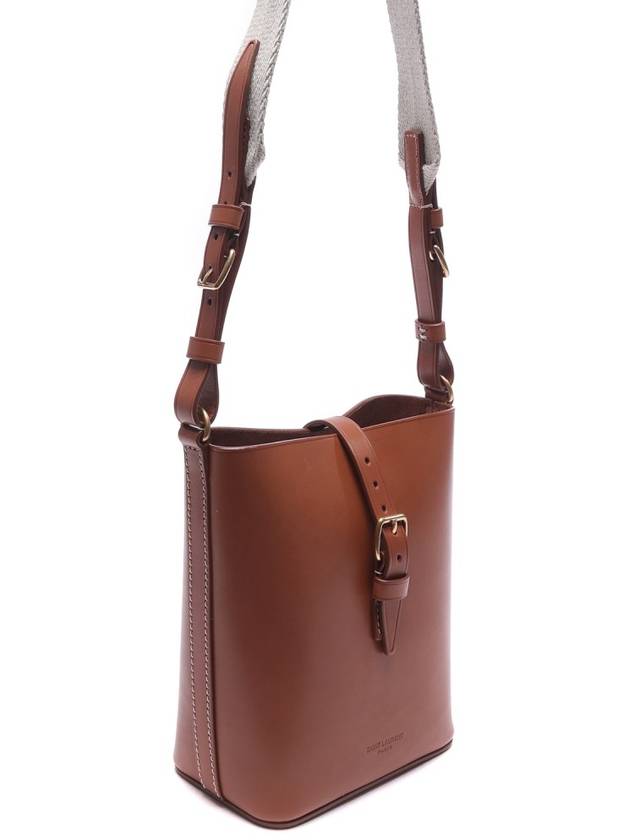 Luxury Saint Laurent Mini Bucket Bag Brown