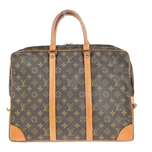 Louis Vuitton Porte Documents Voyage Canvas Briefcase Bag ()