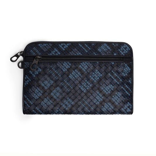 Luxury Bottega Veneta Intrecciato Polka Dot Document Case Wristlet