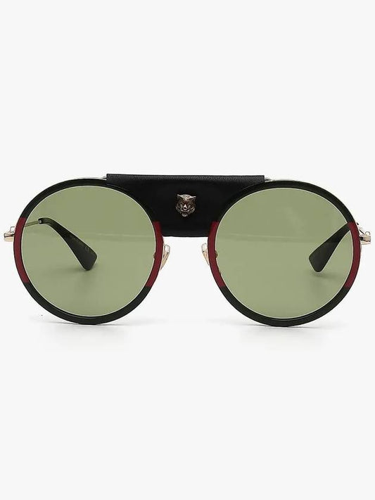 Luxury Gucci Trending 2025 Eyewear Round Frame Sunglasses Green