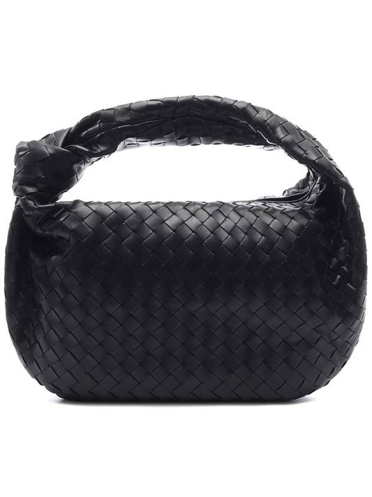 Luxury Bottega Veneta Intrecciato Jody Small Shoulder Bag Black