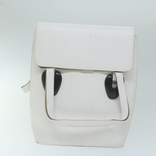 GUCCI GG Canvas Backpack Hand Bag Leather 3Set Beige Green white bs11169