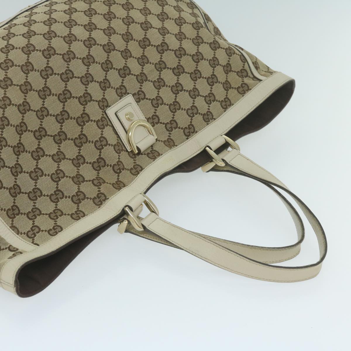 GUCCI GG Canvas Clutch Shoulder Bag 4Set Black Beige bs11514