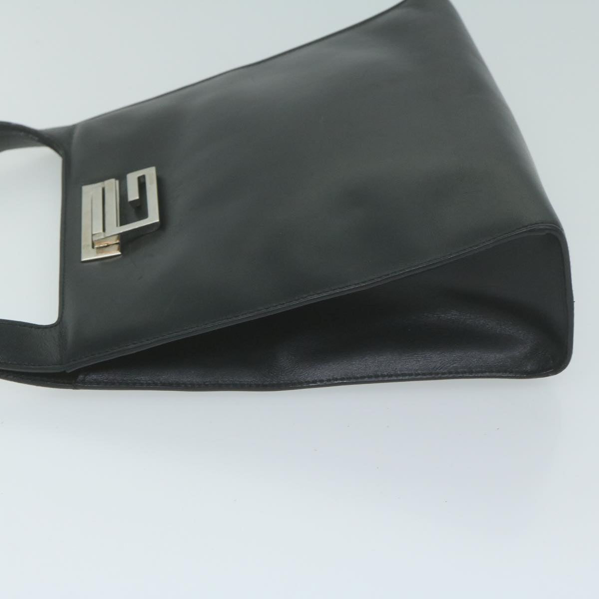 GUCCI Shoulder Bag Leather Black bs11712