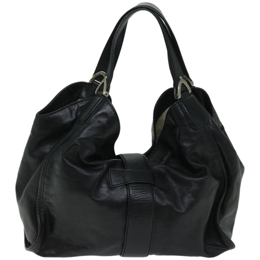 GUCCI Hand Bag Leather Black 296856 bs12399