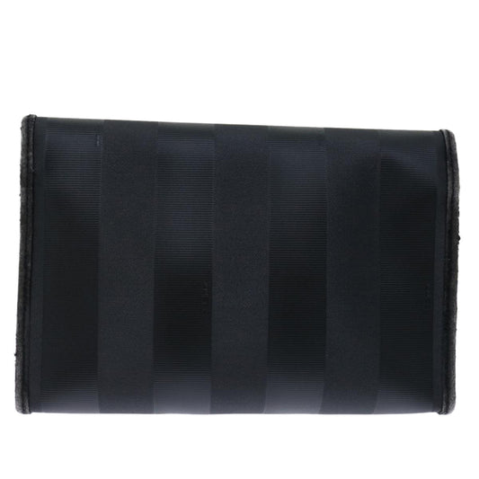 Luxury FendiPecan Canvas Clutch Bag Blackbs12935