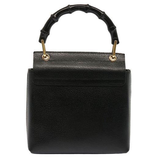 Luxury Gucci Trending 2025 Bamboo Hand Bag Leather Black 001 1014 1888 0 bs13845