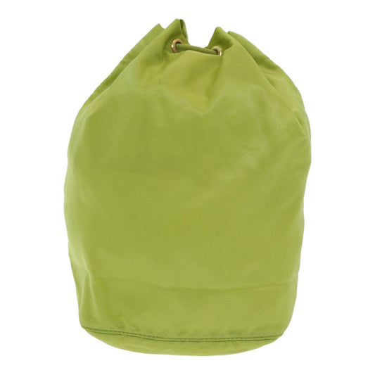 Luxury Prada Drawstring Pouch Nylon Green bs16274