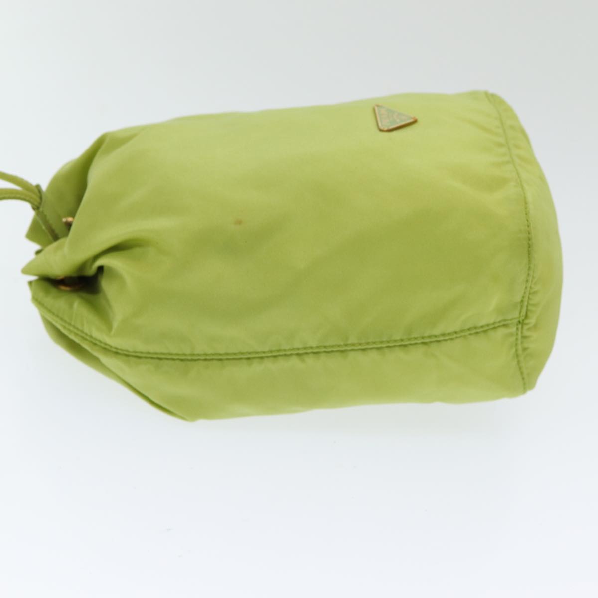 Luxury Prada Drawstring Pouch Nylon Green bs16274