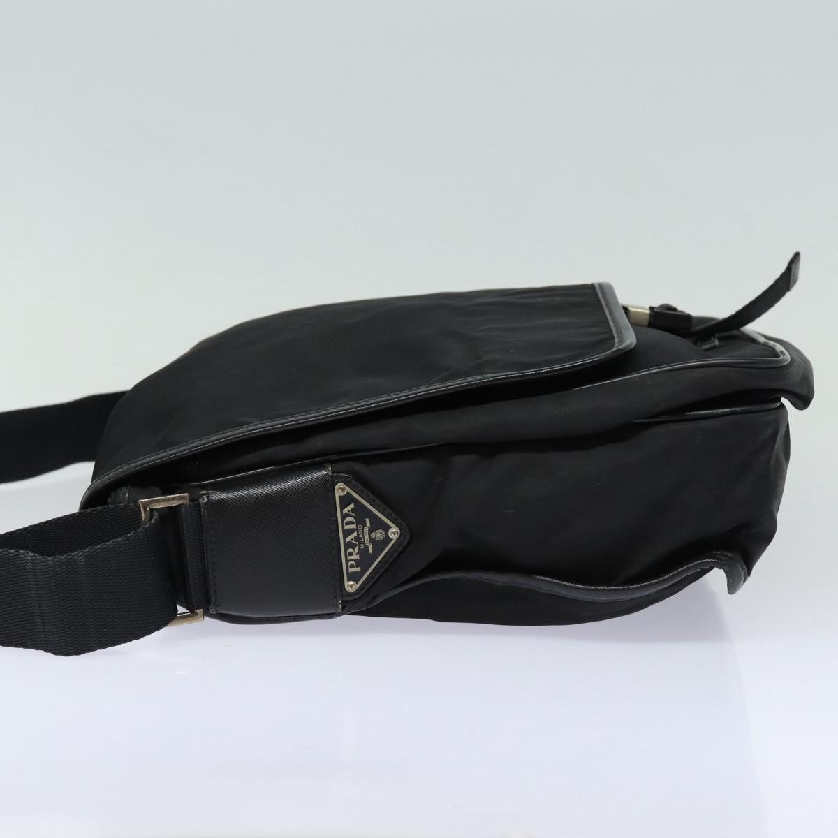 Luxury Prada Shoulder Bag Nylon Black bs16316