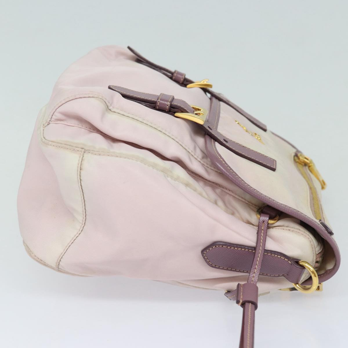 Luxury Prada Shoulder Bag Nylon Pink bs16348