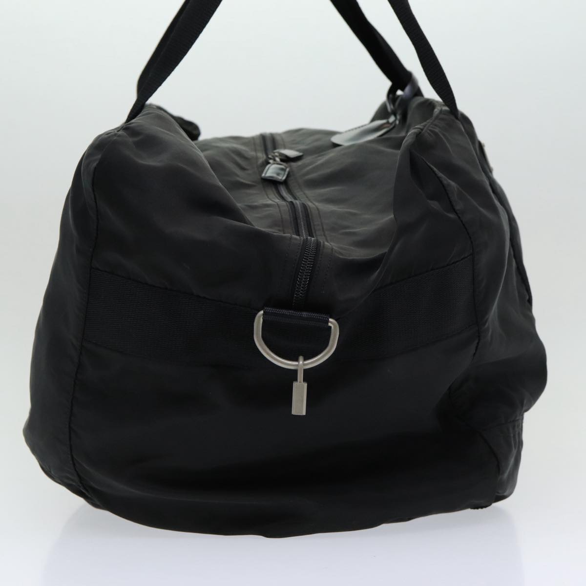 Luxury Prada Boston Bag Nylon Black bs16386