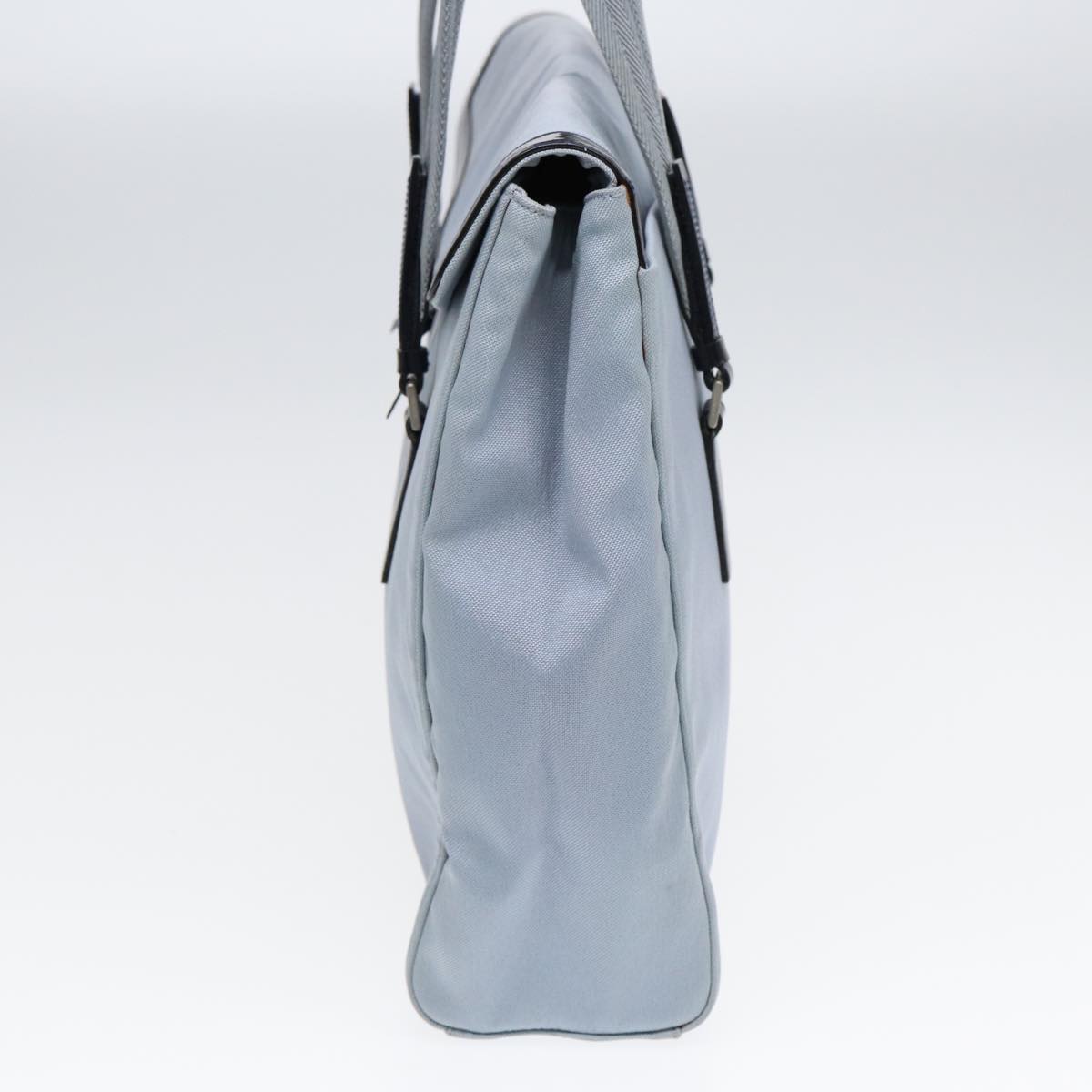 Luxury Prada Tote Bag Canvas Blue Silver bs16525
