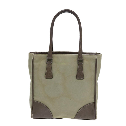 Luxury Prada Hand Bag Canvas Khaki bs16842