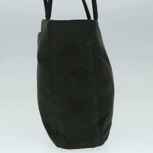 Luxury Prada Shoulder Bag Nylon Green Silver bs16991