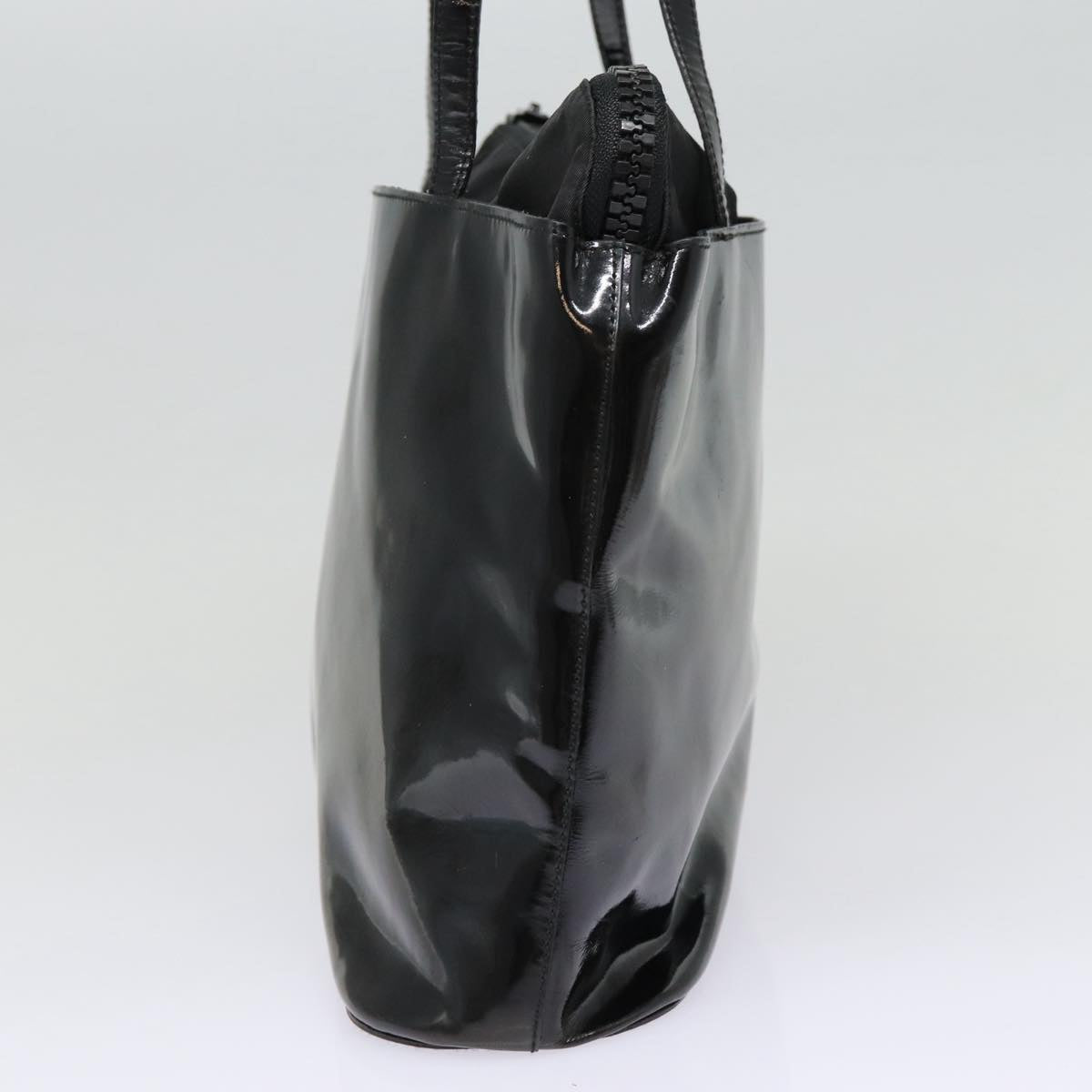 Luxury Prada Tote Bag Enamel Black bs17012