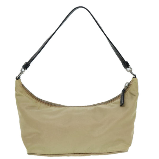 Luxury Prada Hand Bag Nylon Beige Silver black bs17047