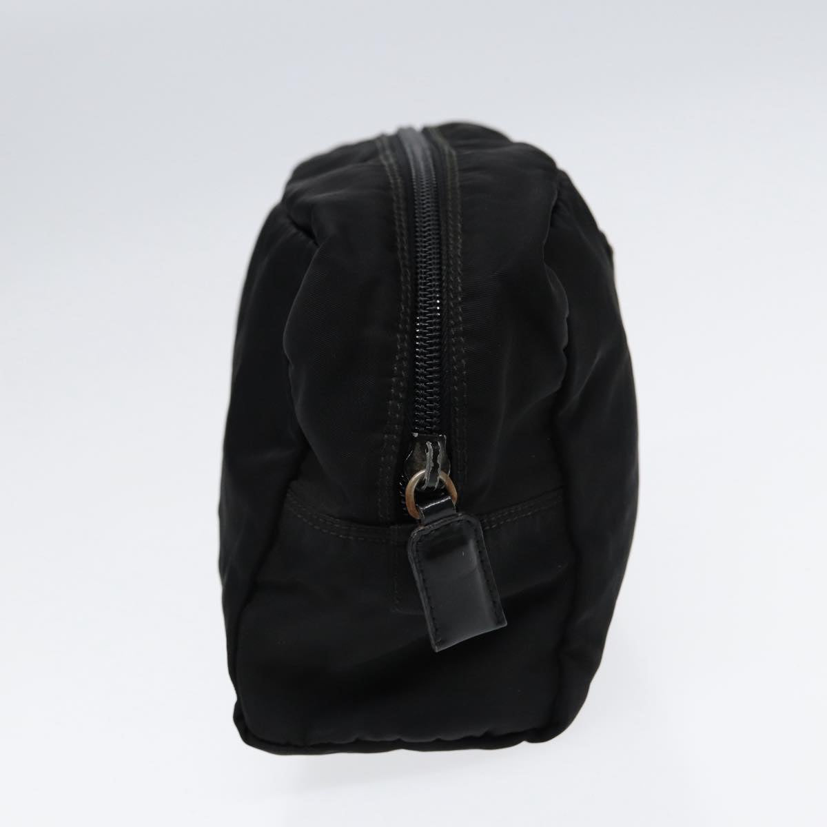 Luxury Prada Pouch Nylon Black Silver bs17057
