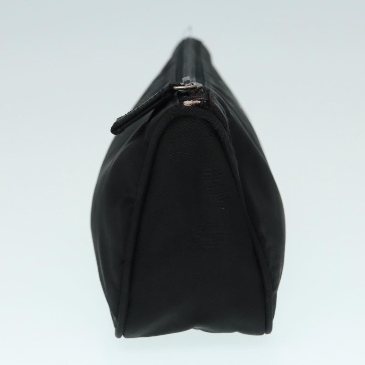 Luxury Prada Accessory Pouch Nylon Black Silver bs17261