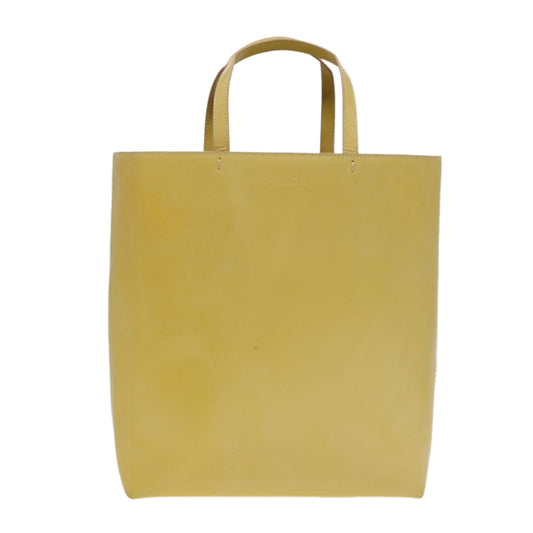 Luxury Prada Hand Bag Enamel Yellow Silver bs17418