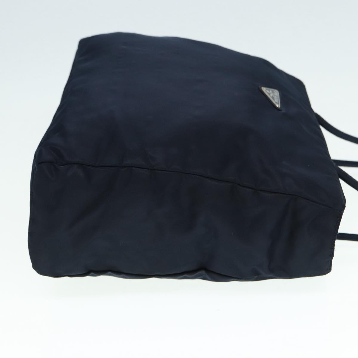 Luxury Prada Tote Bag Nylon Black Silver bs17445