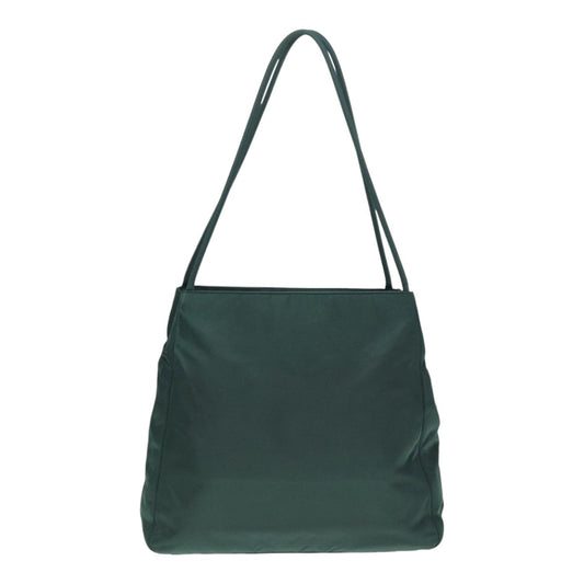 Luxury Prada Hand Bag Nylon Green Silver bs17499