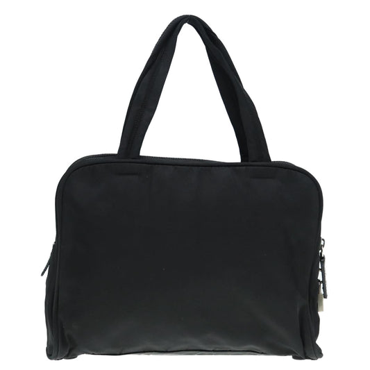 Luxury Prada Hand Bag Nylon Black Silver bs17516