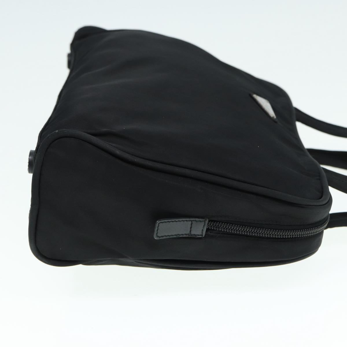 Luxury Prada Hand Bag Nylon Black Silver bs17516