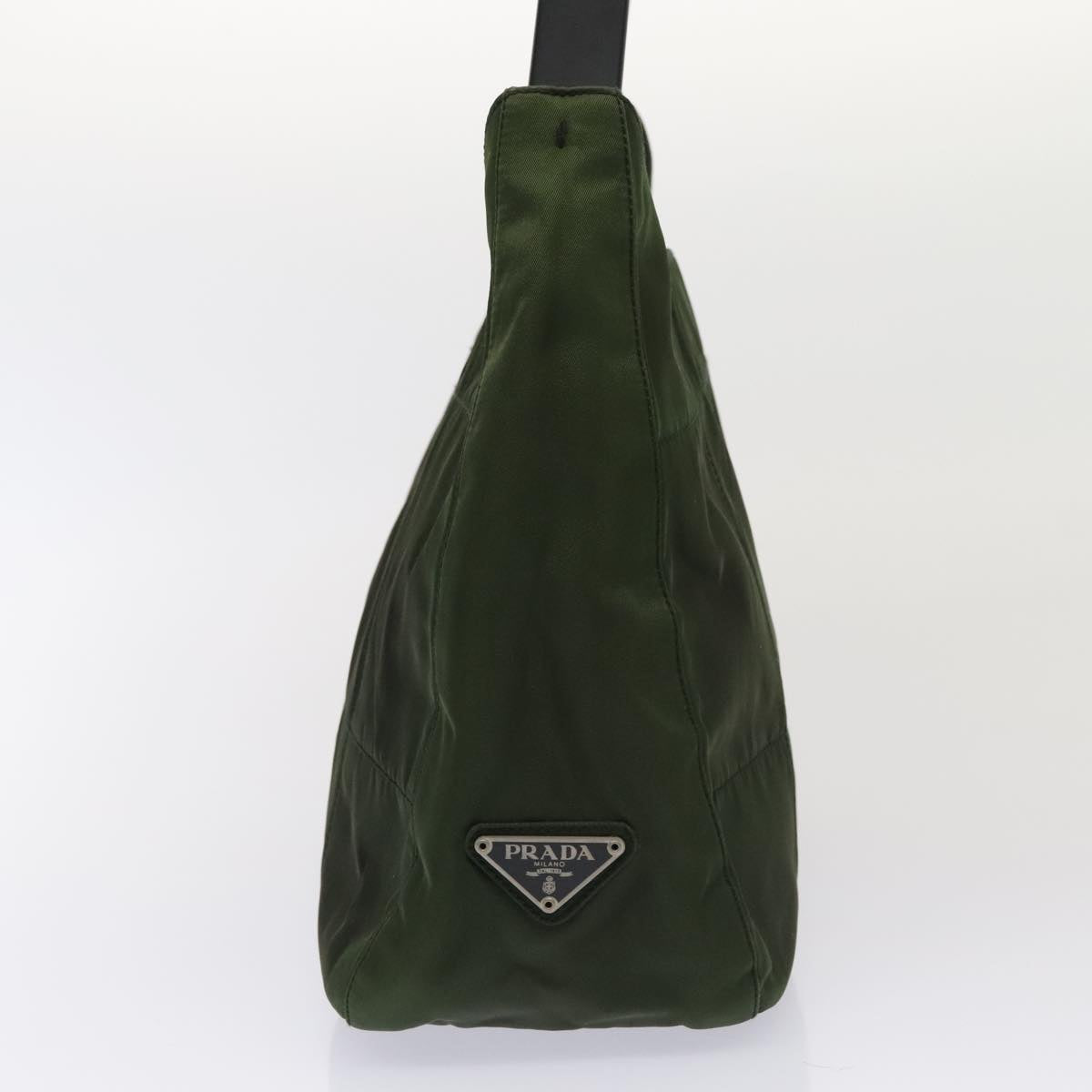 Luxury Prada Shoulder Bag Nylon Green Black bs17519