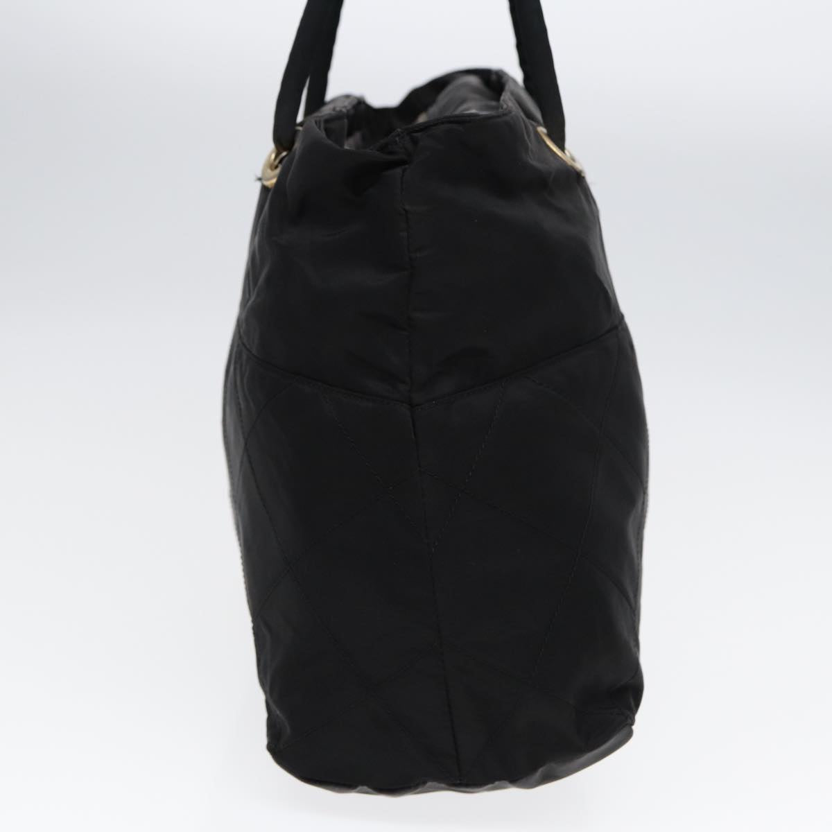 Luxury Prada Hand Bag Nylon Black Gold bs17605