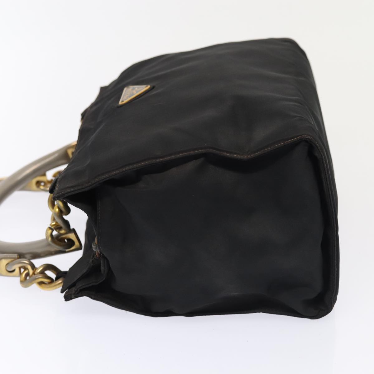 Luxury Prada Hand Bag Nylon Black Gold bs17641