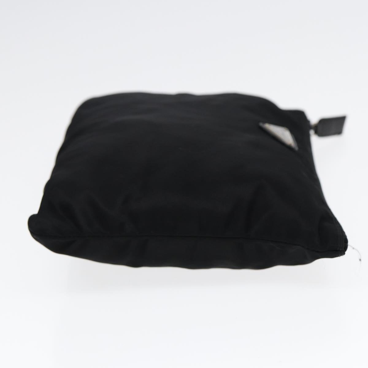Luxury Prada Pouch Nylon Black Silver bs17654