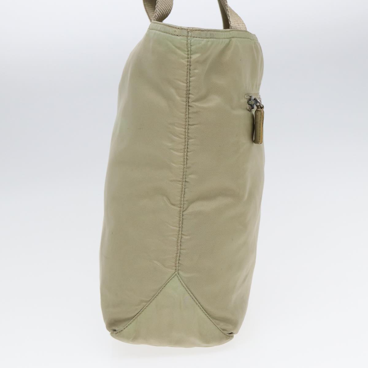 Luxury Prada Tote Bag Nylon Beige Silver bs17670