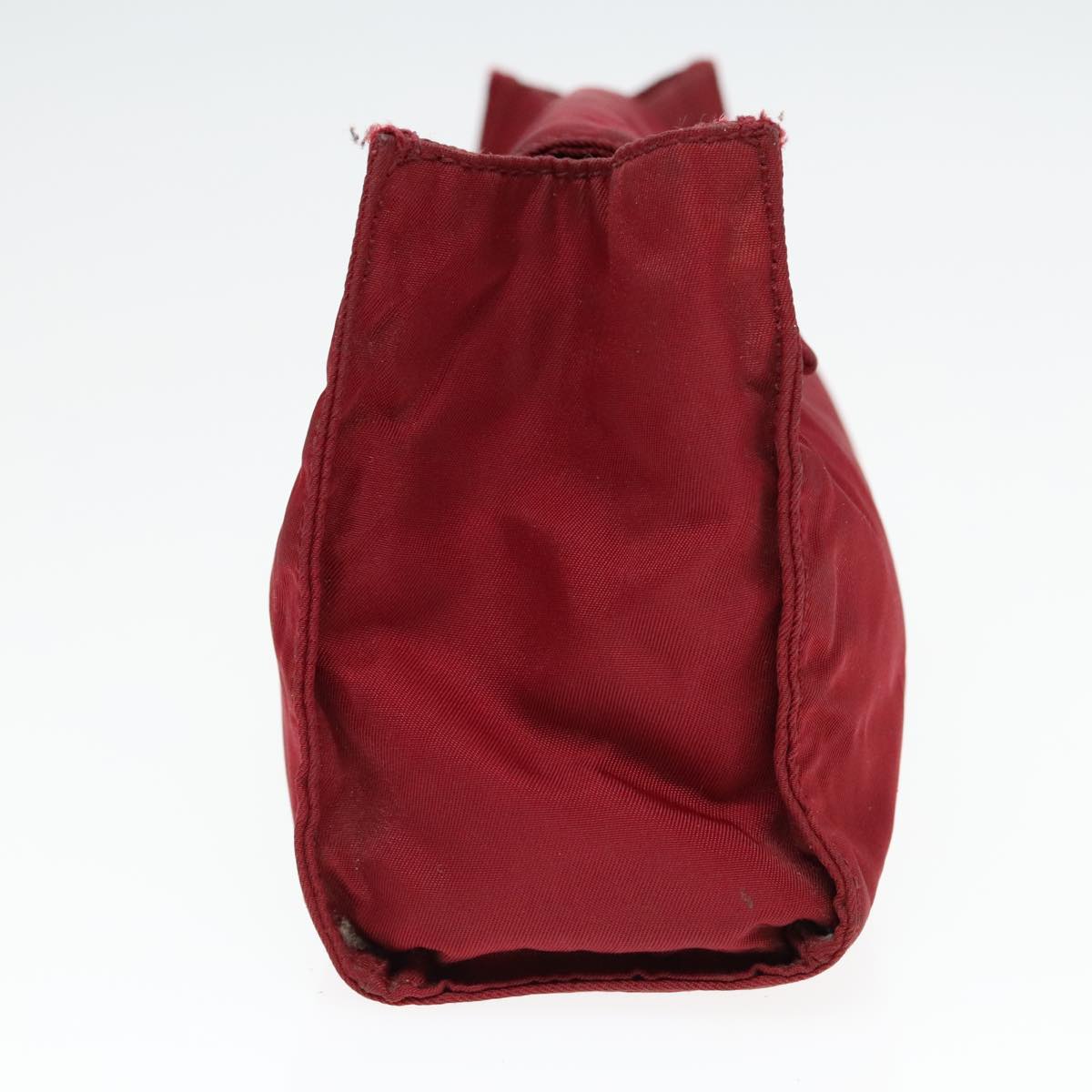 Luxury Prada Pouch Nylon Red Silver bs17748