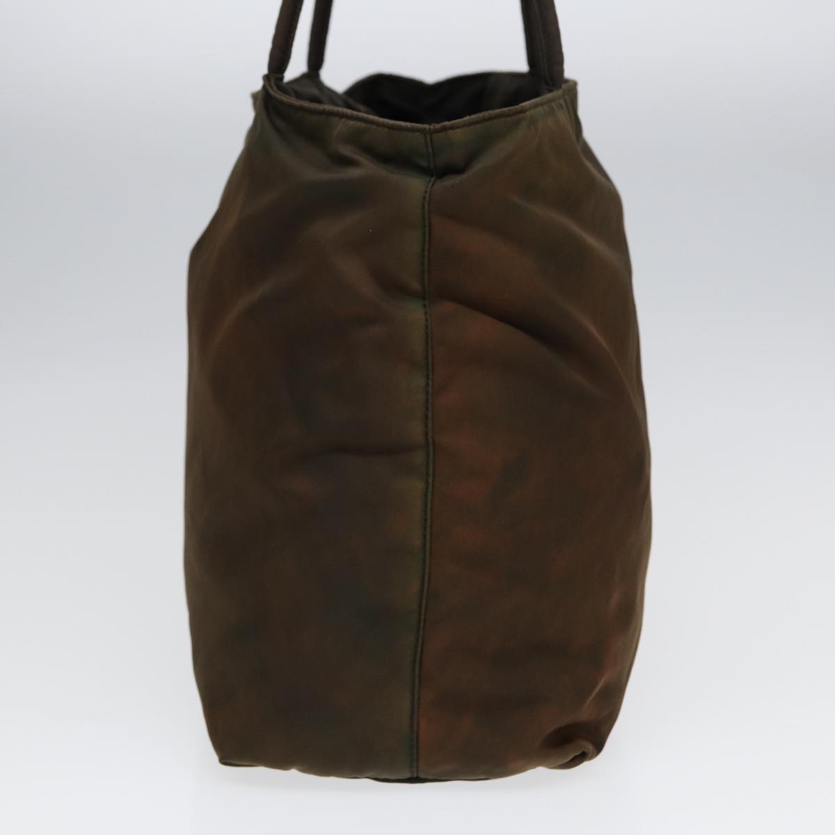 Luxury Prada Shoulder Bag Nylon Brown Silver bs17755