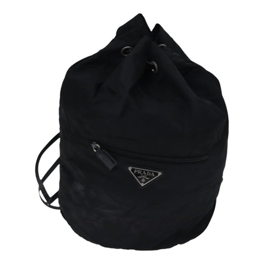 Luxury Prada Shoulder Bag Nylon Black Silver bs17756