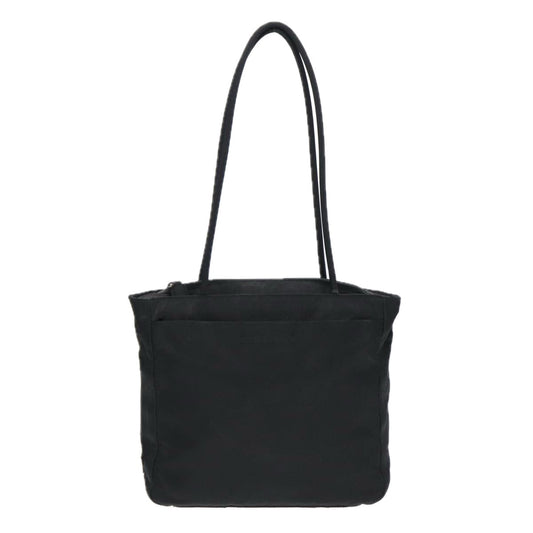 Luxury Prada Tote Bag Nylon Silver Black bs17775