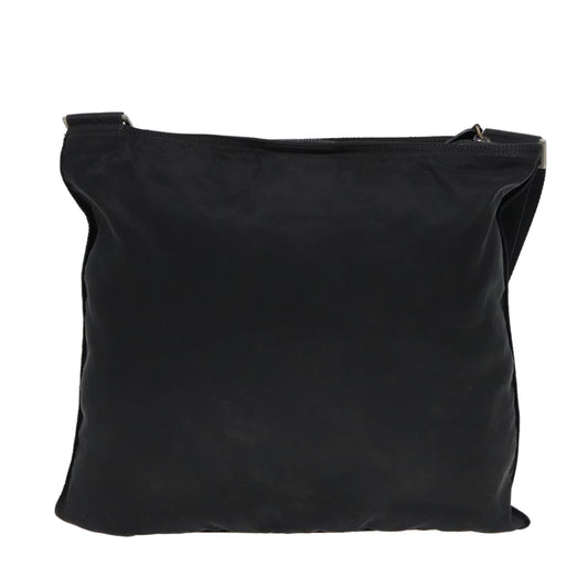 Luxury Prada Shoulder Bag Nylon Black Silver bs17788