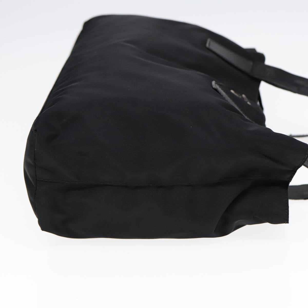 Luxury Prada Tote Bag Nylon Silver Black bs17867