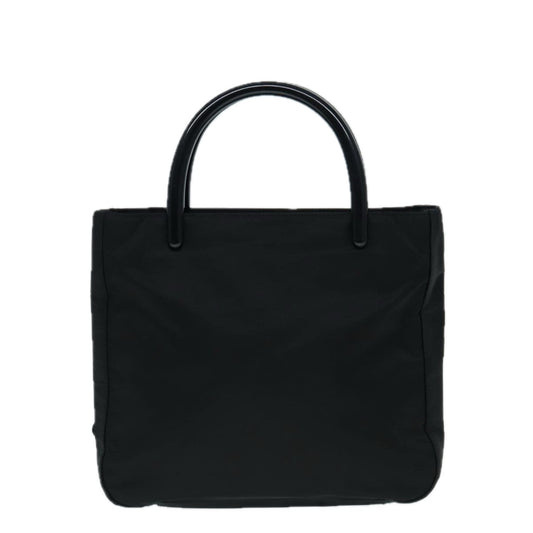 Luxury Prada Hand Bag Nylon Black Silver bs17912