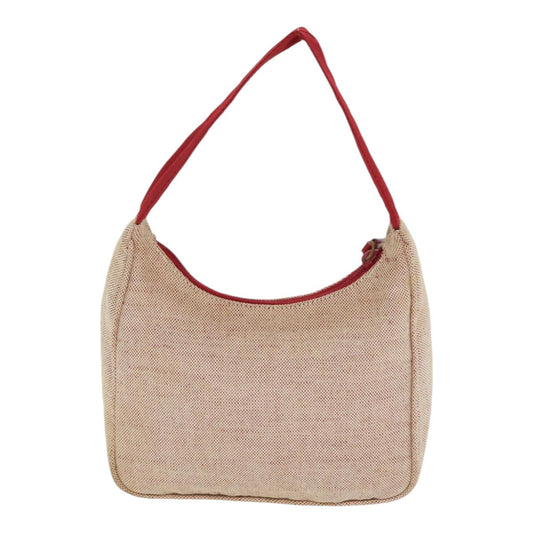 Luxury Prada Sports Hand Bag Canvas Red Beige bs17921