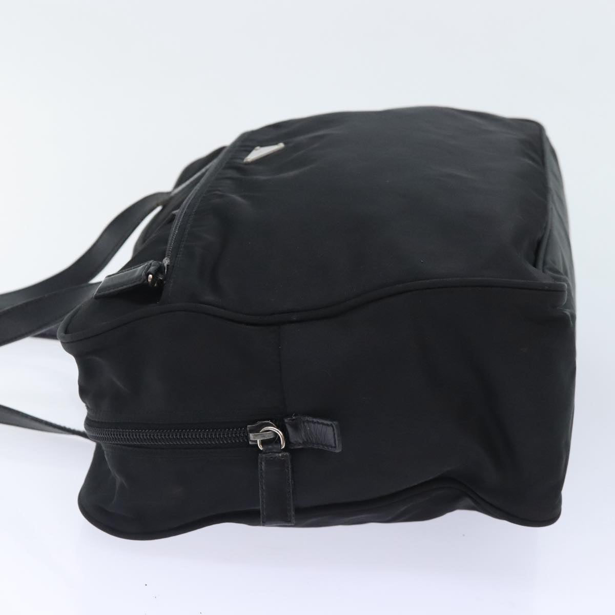 Luxury Prada Tote Bag Nylon Black Silver bs18031