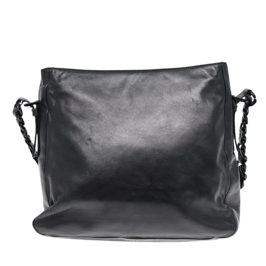 Luxury Prada Shoulder Bag Leather Black bs18033