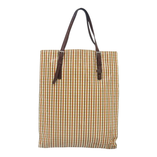 Luxury Prada Tote Bag Leather Yellow Silver bs18095