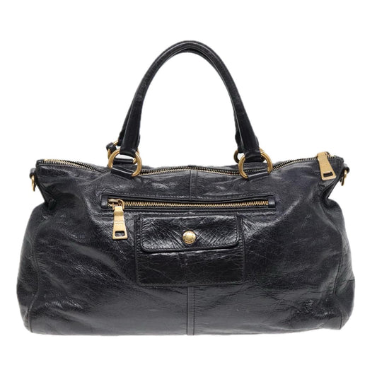 Luxury Prada Hand Bag Leather 2way Black bs18291