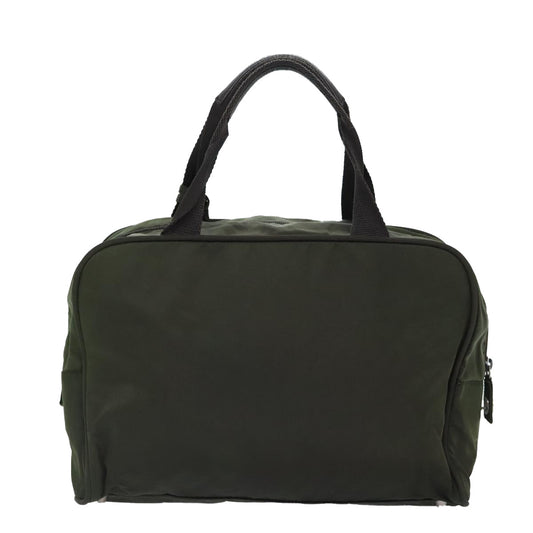 Luxury Prada Hand Bag Nylon Green Silver bs18315