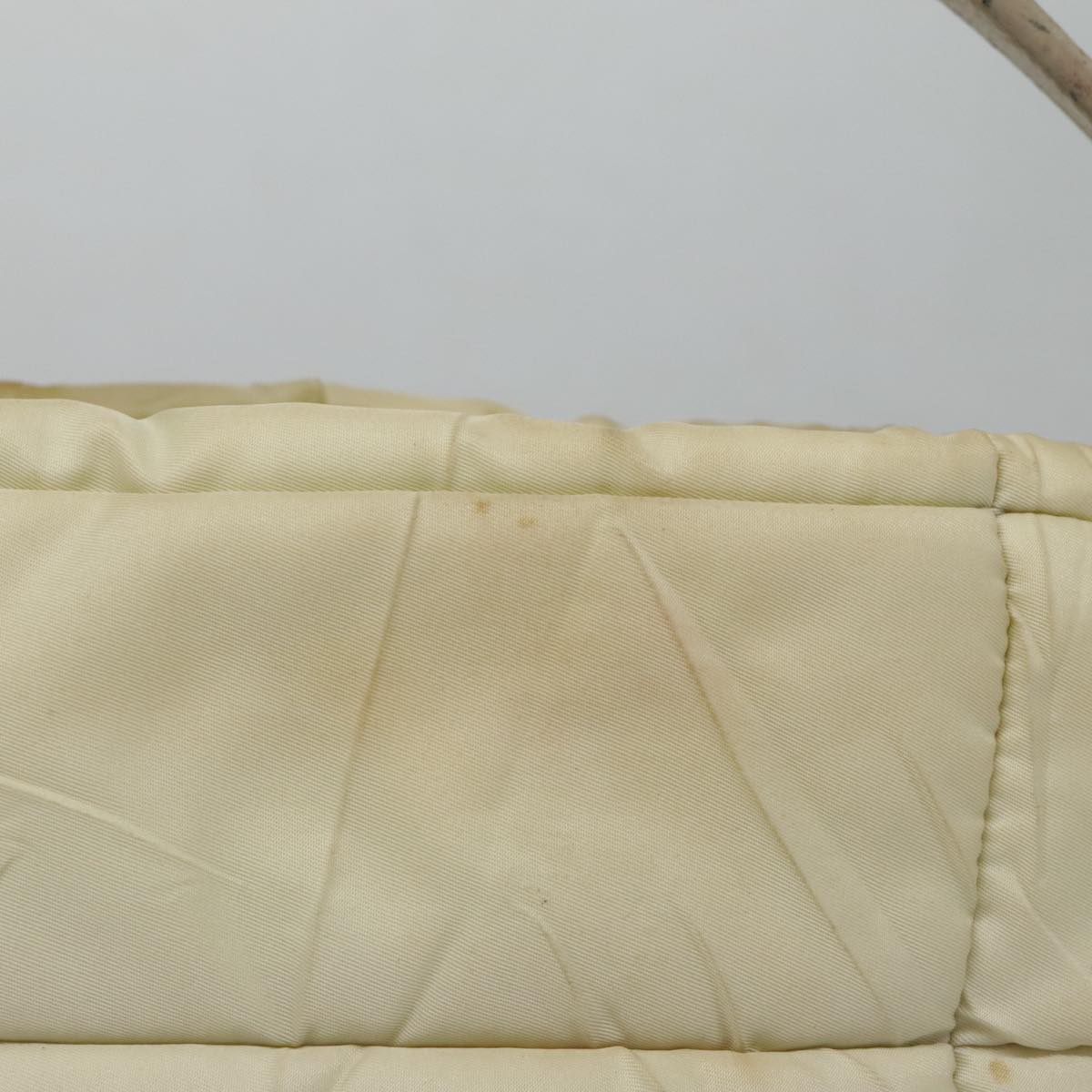 Luxury Prada Hand Bag Nylon Beige Gold bs18507