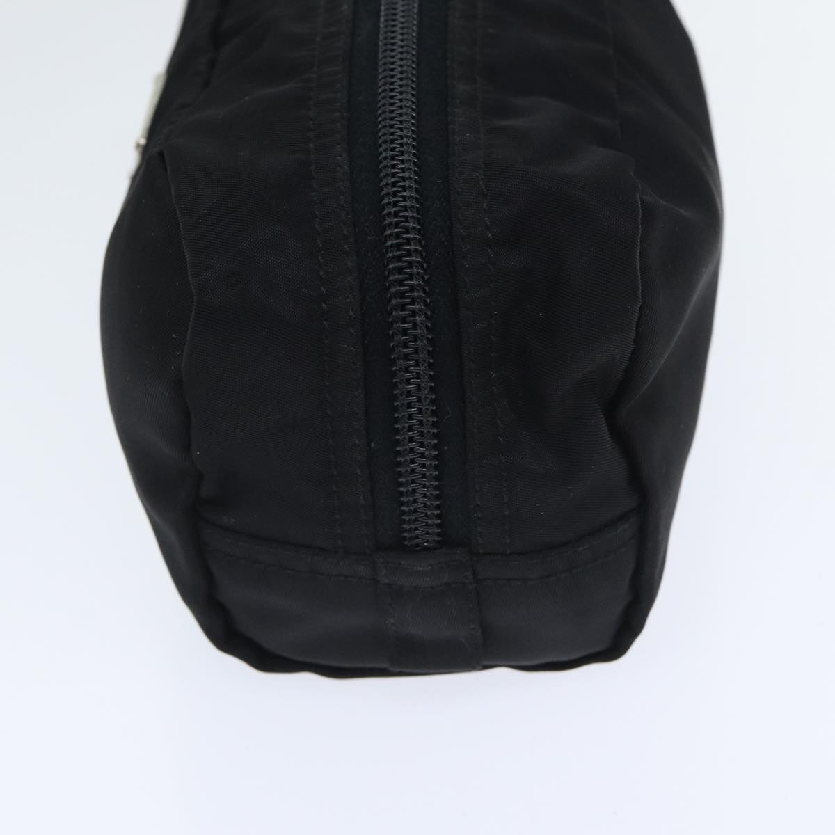 Luxury Prada Pouch Nylon Black Silver bs18565