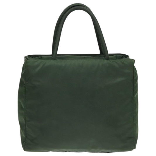 Luxury Prada Tote Bag Nylon Green Silver bs18824