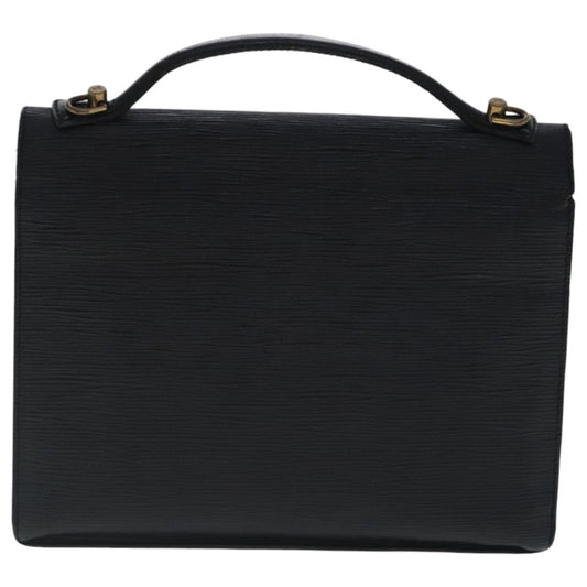 LOUIS VUITTON Epi Monceau 28 Hand Bag Black M52122 LV bs19052